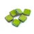 Cseh table cut gyöngy - hosszában fúrt négyzet - Green Pea Picasso - 53420-86800 - 10x10mm