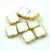 Cseh table cut gyöngy - hosszában fúrt négyzet - Alabaster Picasso - 02010-86800 - 10x10mm