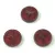 Cseh table cut gyöngy - hosszában fúrt kerek szitakötő mintás - Transparent Ruby Picasso - 70350-86800 - 17 mm