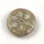 Cseh table cut gyöngy - virág mintás - Opal White Gold Travertine - 18mm