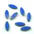 Cseh table cut gyöngy - hosszában fúrt ovális - Sapphire Picasso - 33040-86805 - 18x7mm