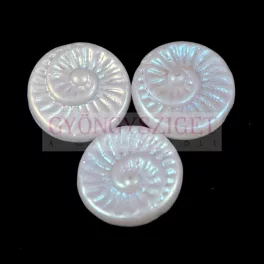   Cseh préselt egyedi formák - Alabaster AB - fosszília - 18mm (02010-28703)