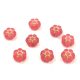 Czech Table Cut Bead - Cross-Drilled - Crystal Matt Mauve Gold - 00030-54302-84304 - 8mm