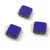 Cseh table cut gyöngy - hosszában fúrt négyzet - Sapphire Bronze - 8mm