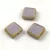 Cseh table cut gyöngy - hosszában fúrt négyzet - Purple Brown Marble - 10x10mm