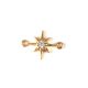 Link - Southern Star - Gold Plated - Zircon deco - 11 x 8 x 2mm