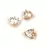 Pendant - Gold Plated - Zircon deco - 11 x 8 x 2mm