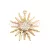 Link - Sun - Gold Colour - Zircon deco - 17x15mm