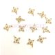 Link - Star - Gold Colour - Zircon deco - 8x7mm