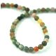 Indian Agate - round bead - 4mm