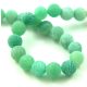 Agate - round bead - Matte Veins - Emerald - 8mm (appr. 45 pcs/strand)