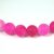 Achát gyöngy - matt fuchsia - 10mm (kb. 38db/szál)