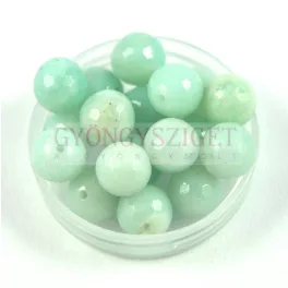 Amazonit - faceted round bead - 10mm