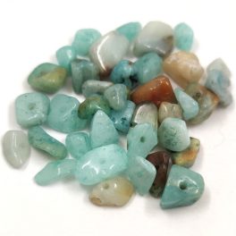 Amazonite - splitter beads - 10g