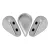 Amos® par Puca®gyöngy - Aluminium - 5x8 mm