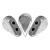 Amos® par Puca®gyöngy - Silver - 5x8 mm