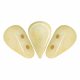 Amos® par Puca®gyöngy - Ivory Ceramic Look - 5x8 mm