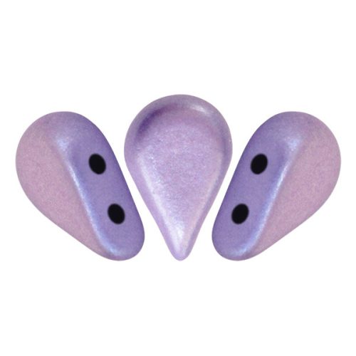 Amos® par Puca®gyöngy - matte metallic purple - 5x8 mm