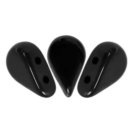 Amos® par Puca®gyöngy - Jet - 5x8 mm