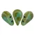 Amos® par Puca®gyöngy - Opaque Aqua Picasso - 5x8 mm