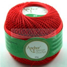 Anchor Crochet Thread - Size 40 - Red