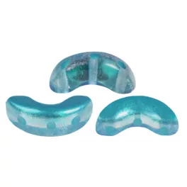   Arcos® par Puca®gyöngy gyöngy - Ice Slushy Blue Curacao - 5x10 mm