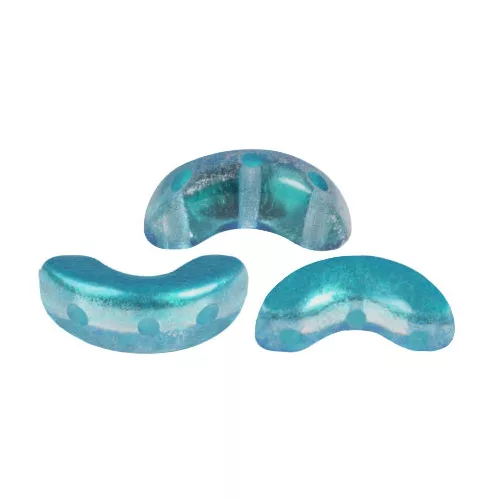 Arcos® par Puca®gyöngy gyöngy - Ice Slushy Blue Curacao - 5x10 mm
