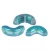 Arcos® par Puca®gyöngy gyöngy - Ice Slushy Blue Curacao - 5x10 mm