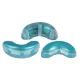 Arcos® par Puca®gyöngy gyöngy - Ice Slushy Blue Curacao - 5x10 mm