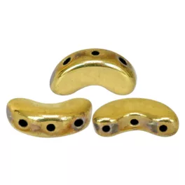   Arcos® par Puca®gyöngy gyöngy - crystal full amber - 5x10 mm