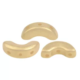   Arcos® par Puca®gyöngy gyöngy - Chatoyant Light Gold - 5x10 mm