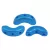 Arcos® par Puca®gyöngy gyöngy - Chatoyant Sky Blue - 5x10 mm