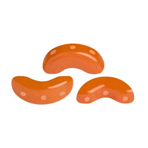 Arcos® par Puca®gyöngy - Opaque Apricot - 5x10 mm