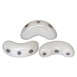 Arcos® par Puca®gyöngy – white luster - 5x10 mm