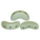 Arcos® par Puca®gyöngy gyöngy - white green luster - 5x10 mm