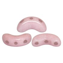   Arcos® par Puca®gyöngy gyöngy - White Pink Luster - 5x10 mm