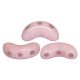 Arcos® par Puca® bead - white pink luster - 5x10 mm