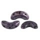 Arcos® par Puca®gyöngy - Metallic Matt Violet Spotted - 5x10 mm