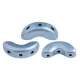 Arcos® par Puca®gyöngy - Metallic Mat Light Blue - 5x10 mm