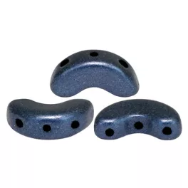   Arcos® par Puca®gyöngy - matte metallic dark blue - 5x10 mm