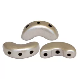 Arcos® par Puca®gyöngy - matte metallic grey - 5x10 mm