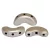 Arcos® par Puca®bead - matte metallic grey - 5x10 mm