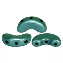 Arcos® par Puca®gyöngy - Polichrome Aqua Teal - 5x10 mm