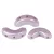 Arcos® par Puca®bead - Frost Parme Luster - 5x10 mm