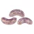Arcos® par Puca®gyöngy - Frost Parme Bronze - 5x10 mm