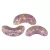 Arcos® par Puca®gyöngy - Frost Parme Splash - 5x10 mm