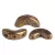 Arcos® par Puca®gyöngy - Opaque Dark Grey Bronze - 5x10 mm