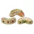 Arcos® par Puca®bead - Opaque Green Tweedy - 5x10 mm