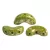 Arcos® par Puca®bead - Opaque Green Splash - 5x10 mm