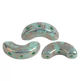 Arcos® par Puca®gyöngy - Frost Jade Bronze - 5x10 mm